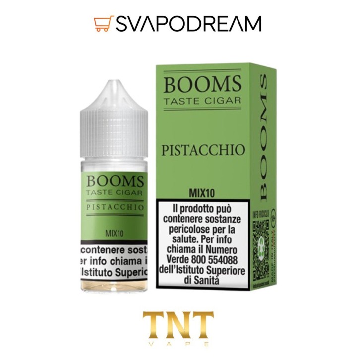 TNT VAPE - Liquido Mix&Vape 10ml BOOMS PISTACCHIO