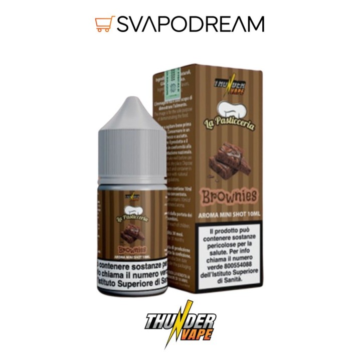 THUNDER VAPE - Aroma Mini Shot 10ml La Pasticceria BROWNIES