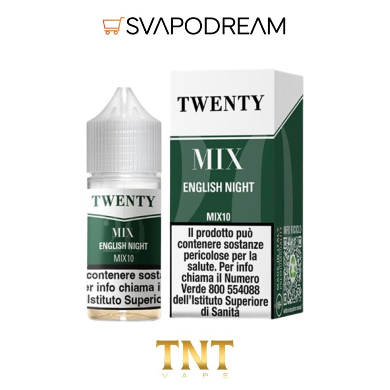 TNT VAPE -  Liquido Mix&Vape 10ml Twenty Mix ENGLISH NIGHT