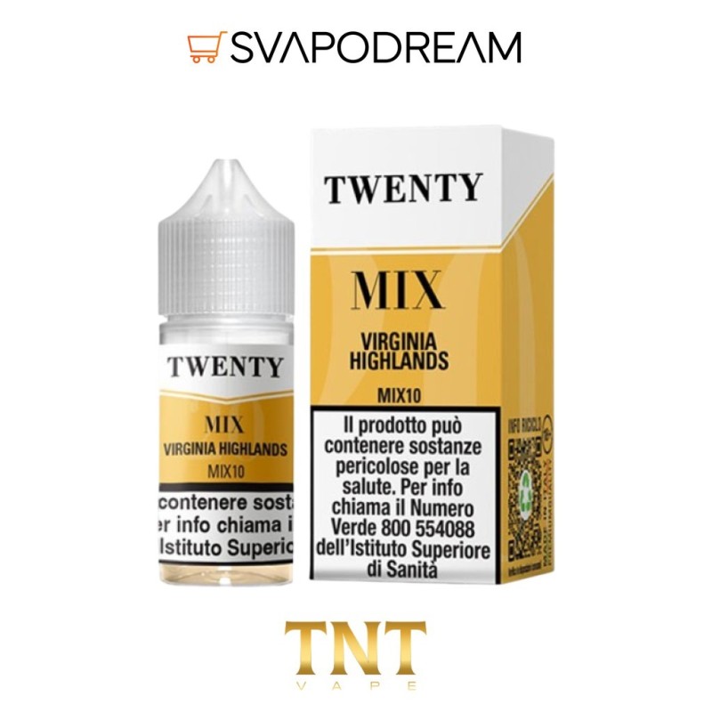 TNT VAPE -  Liquido Mix&Vape 10ml Twenty Mix VIRGINIA HIGHLANDS