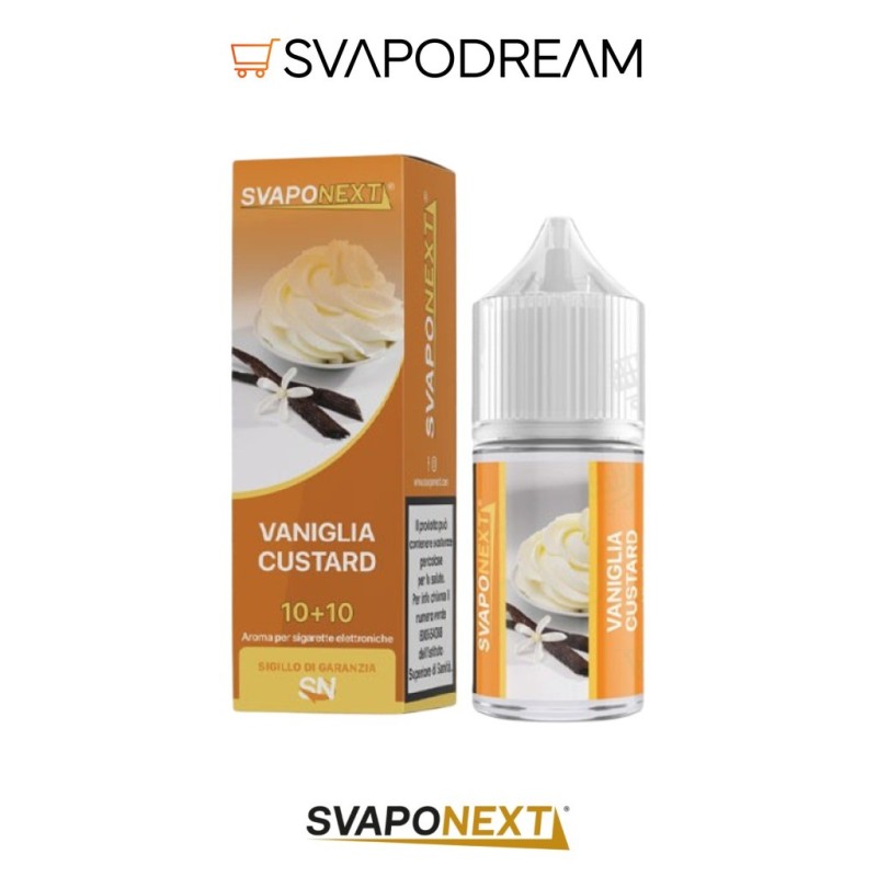 SVAPONEXT - Aroma Mini Shot 10ml Starter Flavour VANIGLIA CUSTARD