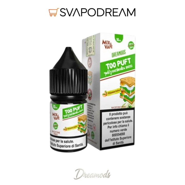GALACTIKA & DREAMODS - Liquido Mix&Vape 10ml TOO PUFT PISTACCHIO