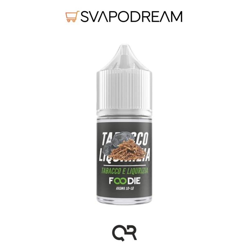 QR FLAVOUR - Aroma Mini Shot 10ml Foodie TABACCO E LIQUIRIZIA