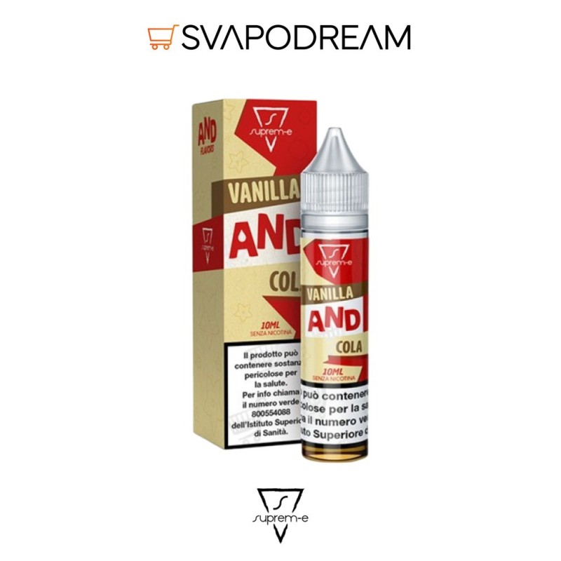 SUPREM-E - Liquido Mix&Vape 10ml VANILLA AND COLA