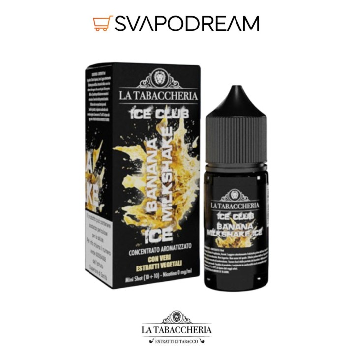 LA TABACCHERIA ICE CLUB - Aroma Mini Shot 10ml BANANA MILKSHAKE ICE