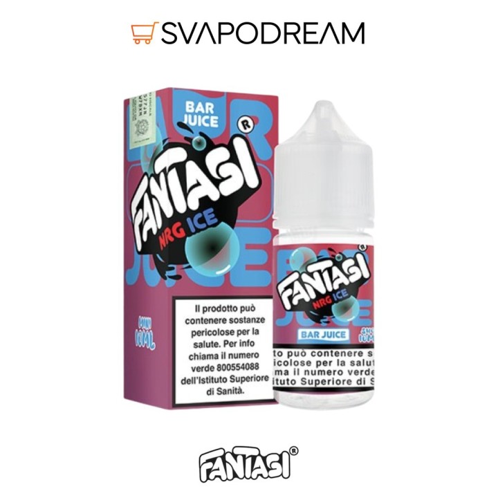 FANTASI VAPE BAR JUICE - Aroma Mini Shot 10ml NRG ICE