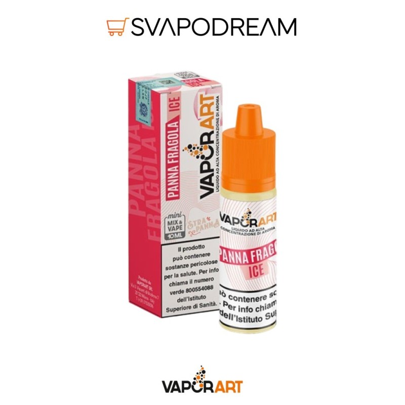 VAPORART - Liquido Mix&Vape 10ml PANNA FRAGOLA