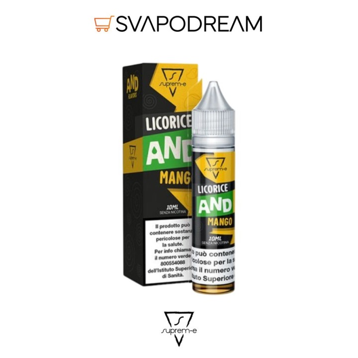 SUPREM-E - Liquido Mix&Vape 10ml LICORICE AND MANGO