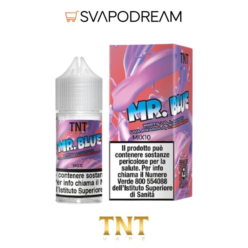 TNT VAPE -  Liquido Mix&Vape 10ml Fruity MR. BLUE