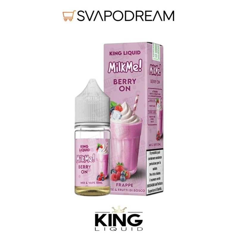 KING LIQUID - Liquido Mix&Vape 10ml MILK ME! BERRY ON