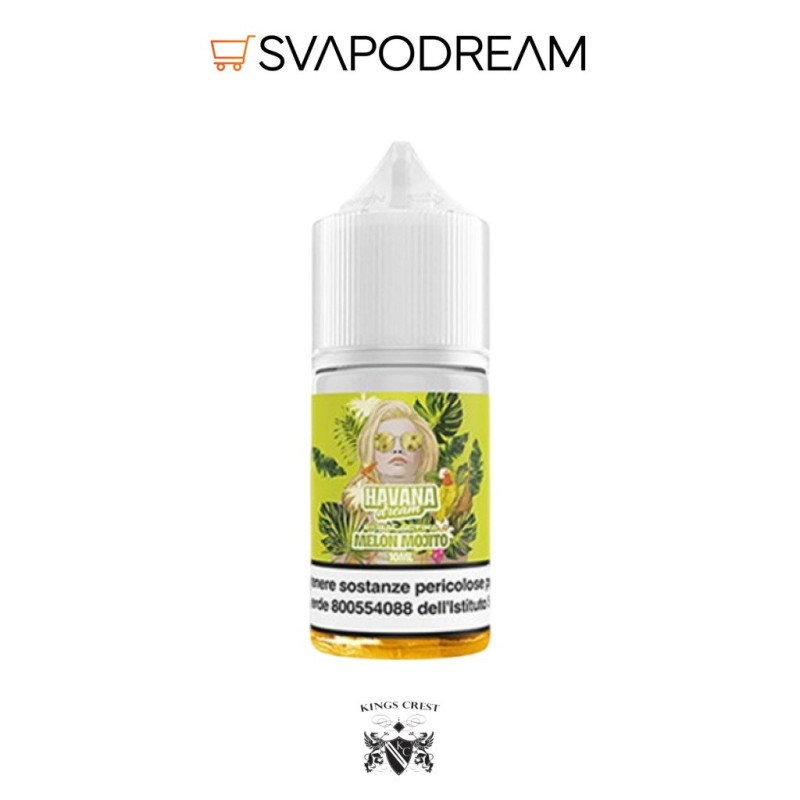 GALACTIKA & KINGS CREST - Mini Shot 10ml Havana Dream MELON MOJITO