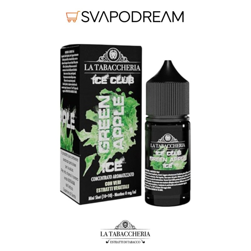 LA TABACCHERIA ICE CLUB - Aroma Mini Shot 10ml GREEN APPLE ICE