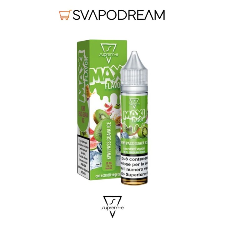 SUPREM-E - Liquido Mix&Vape 10ml MAXI Flavor KIWI PASS GUAVA ICE