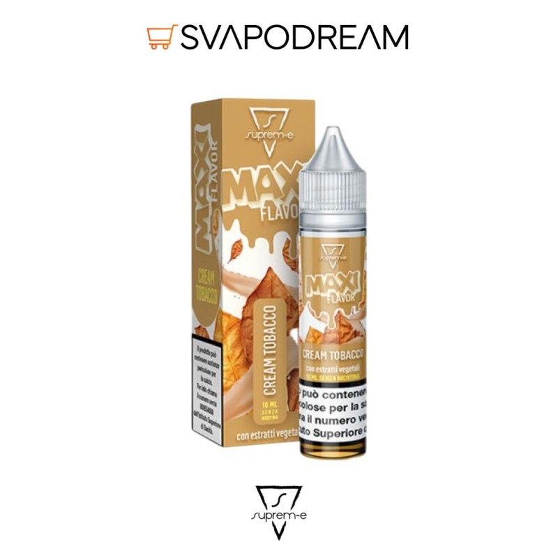 SUPREM-E - Liquido Mix&Vape 10ml MAXI Flavor CREAM TOBACCO