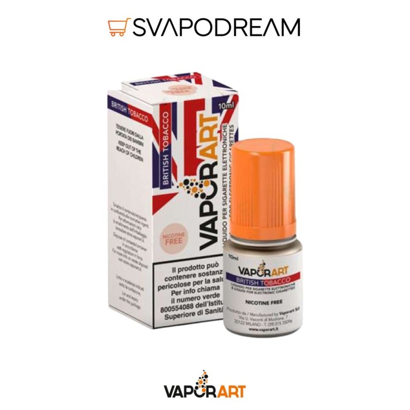 VAPORART - Liquido 10ml BRITISH TOBACCO