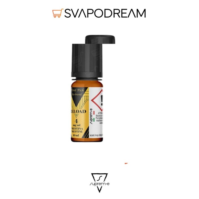 SUPREM-E - Liquido 10ml FIRST PICK RE-BRAND RELOAD