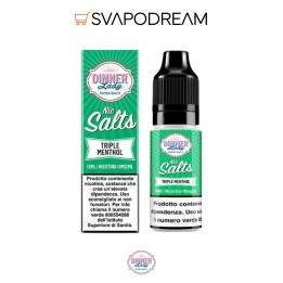 DINNER LADY - Liquido Salts 10ml TRIPLE MENTHOL