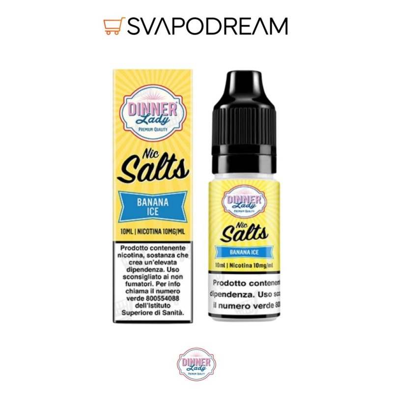 DINNER LADY - Liquido Salts 10ml BANANA ICE