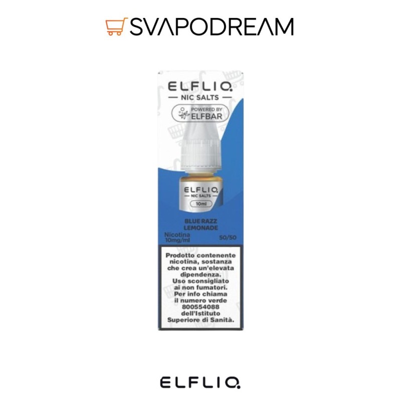ELFLIQ by Elfbar - Liquido Nic Salts 10ml BLUE RAZZ LEMONADE