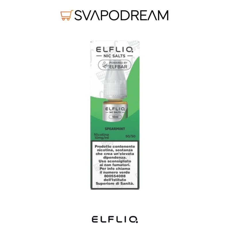 ELFLIQ by Elfbar - Liquido Nic Salts 10ml SPEARMINT