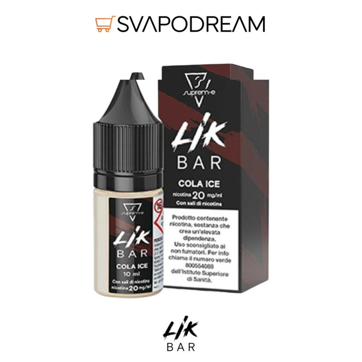 LIK BAR by Suprem-e - Liquido Nic Salts 10ml COLA ICE