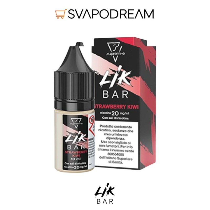 LIK BAR by Suprem-e - Liquido Nic Salts 10ml STRAWBERRY KIWI