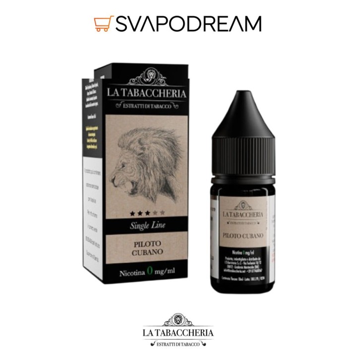 LA TABACCHERIA - Liquido 10ml Single Line PILOTO CUBANO