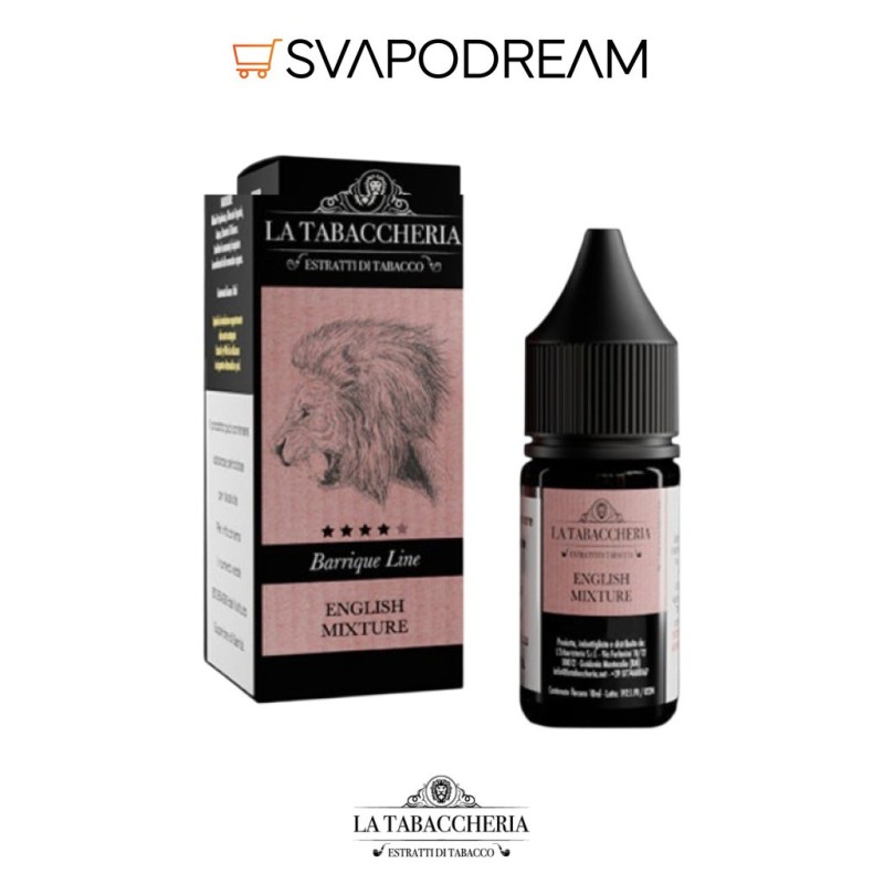 LA TABACCHERIA - Liquido 10ml Barrique Line ENGLISH MIXTURE