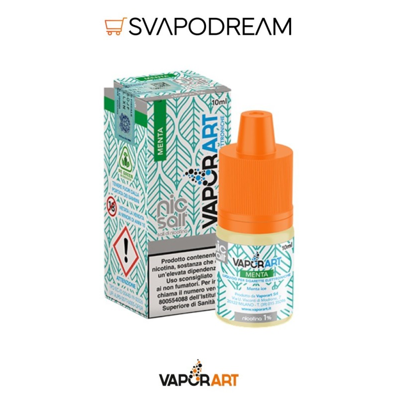 VAPORART NicSalt - Liquido 10ml MENTA