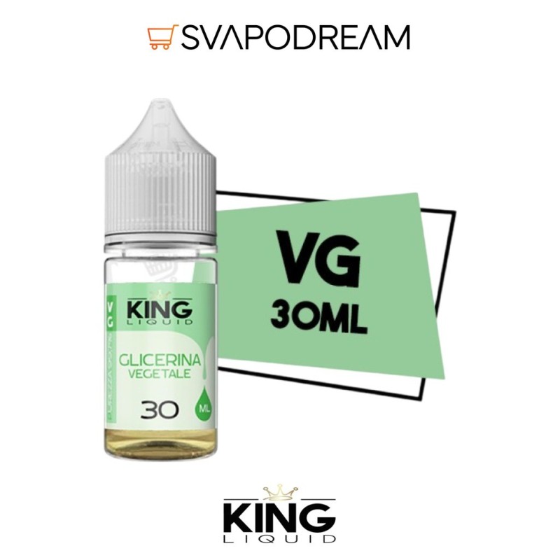 KING LIQUID - Glicerina Vegetale 30ml in 30