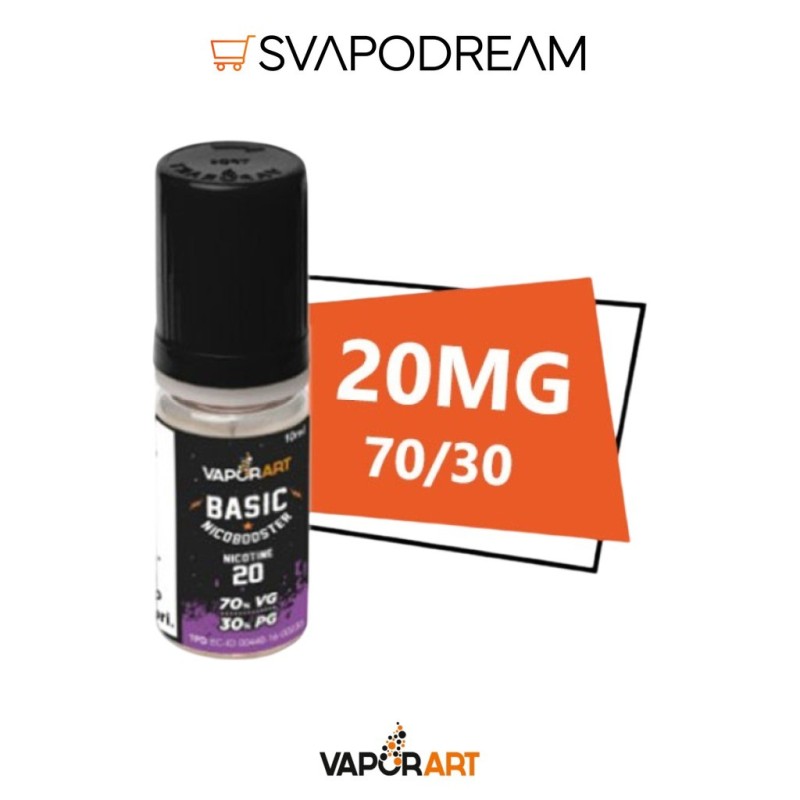 VAPORART - Basetta 10ml 70/30 Nicotina 20