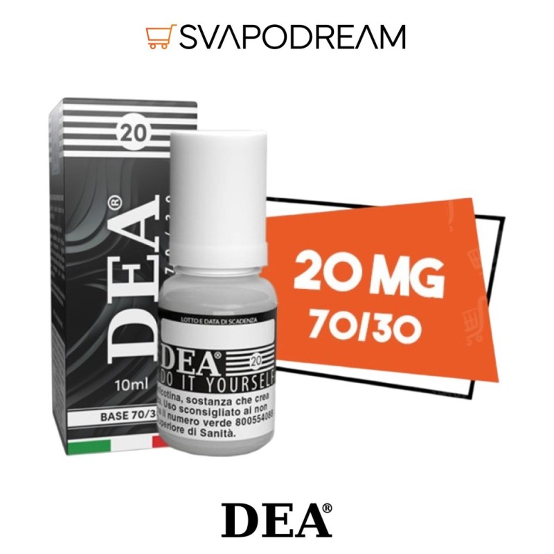 DEA - Basetta 10ml VPG 70/30 nicotina 20