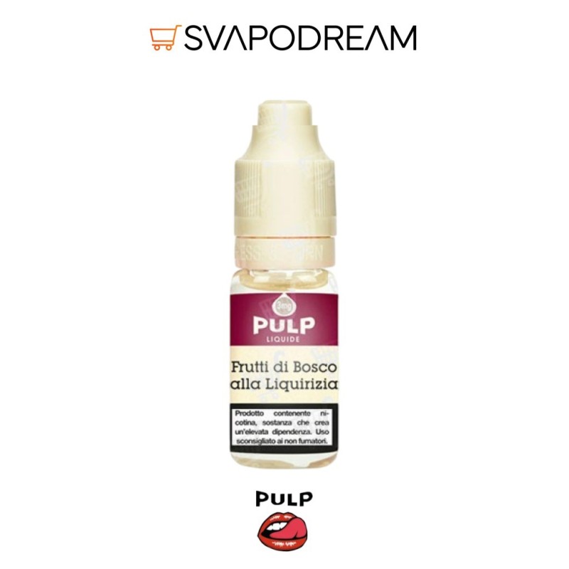 PULP - Liquido 10ml FRUTTI DI BOSCO ALLA LIQUIRIZIA