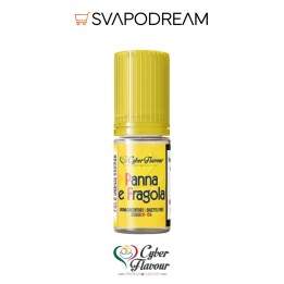 CYBER FLAVOUR - Aroma PANNA E FRAGOLA