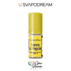 CYBER FLAVOUR - Aroma Concentrato 10ml PANNA E FRAGOLA