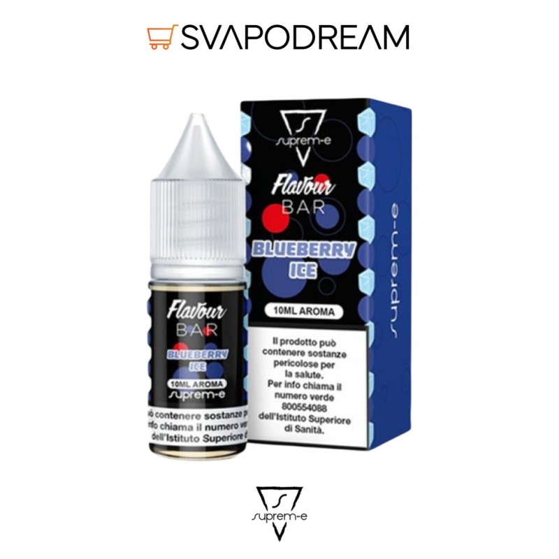 Blueberry Ice Flavour Bar Suprem-e Aroma 10ml | Svapodream