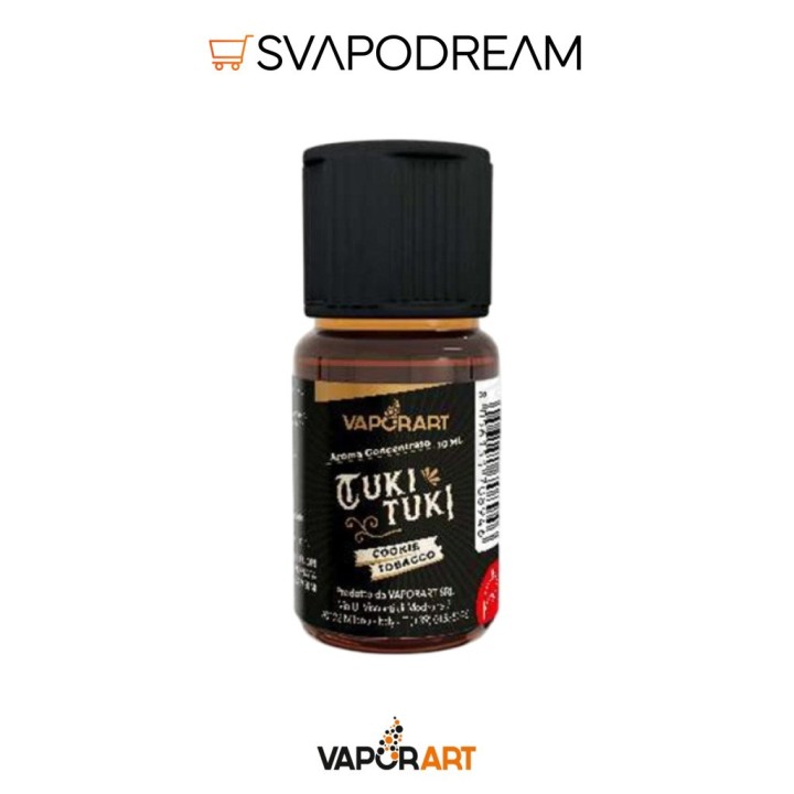 Tuki Tuki Vaporart Aroma 10ml Tabacco e Cookie | Svapodream