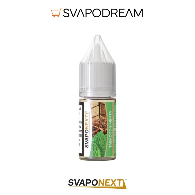 SVAPONEXT - Aroma Concentrato 10ml Starter Flavour TABACCO E MENTA