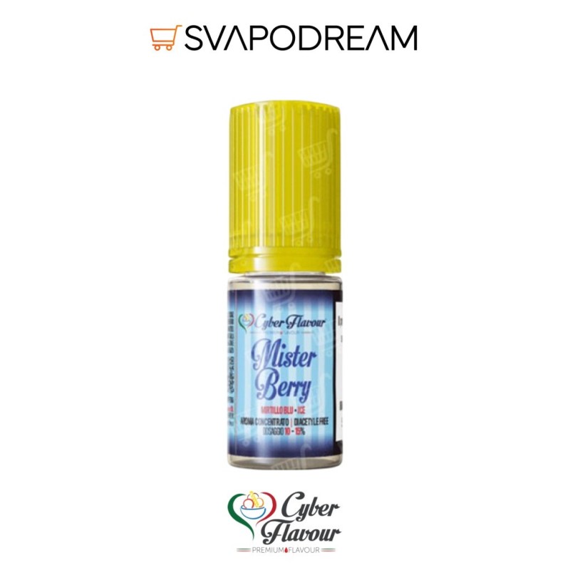CYBER FLAVOUR - Aroma Concentrato 10ml MISTER BERRY