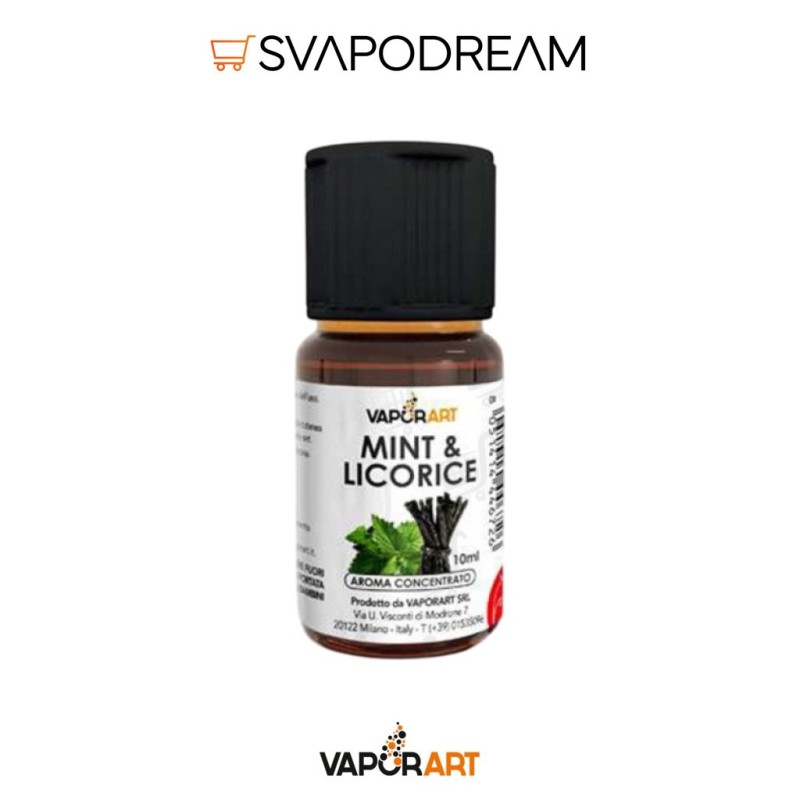 VAPORART - Aroma Concentrato 10ml MINT&LICORICE