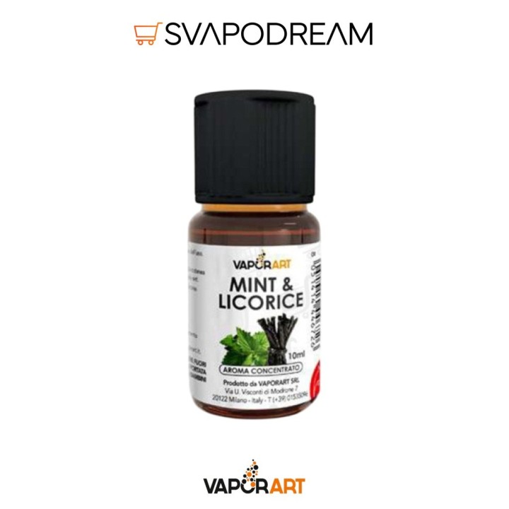 VAPORART - Aroma Concentrato 10ml MINT&LICORICE