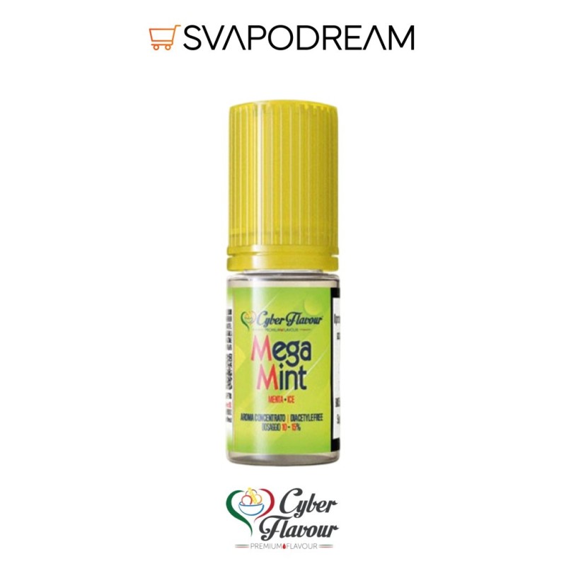 CYBER FLAVOUR - Aroma Concentrato 10ml MEGA MINT