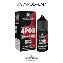 LA TABACCHERIA - Aroma Concentrato 10ml 4POD Barrique Line ENGLISH MIXTURE