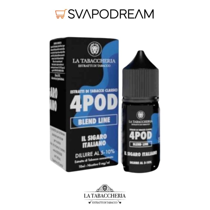LA TABACCHERIA - Aroma 10ml 4POD Blend Line IL SIGARO ITALIANO