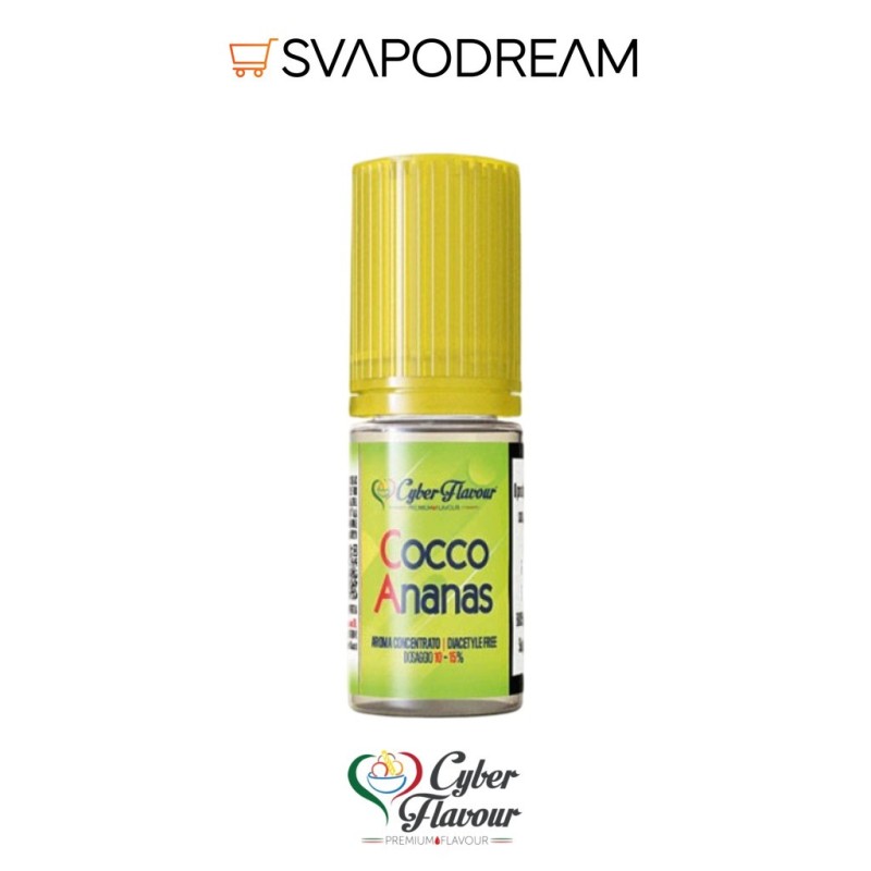CYBER FLAVOUR - Aroma Concentrato 10ml COCCO ANANAS