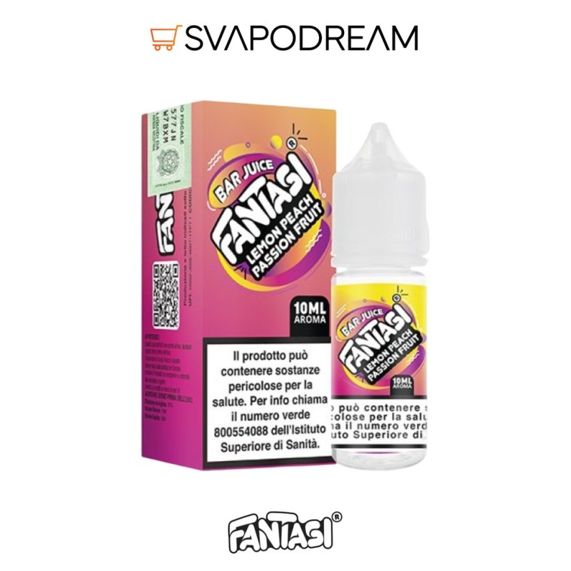 FANTASI VAPE - Aroma 10ml Bar Juice LEMON PEACH PASSION FRUIT