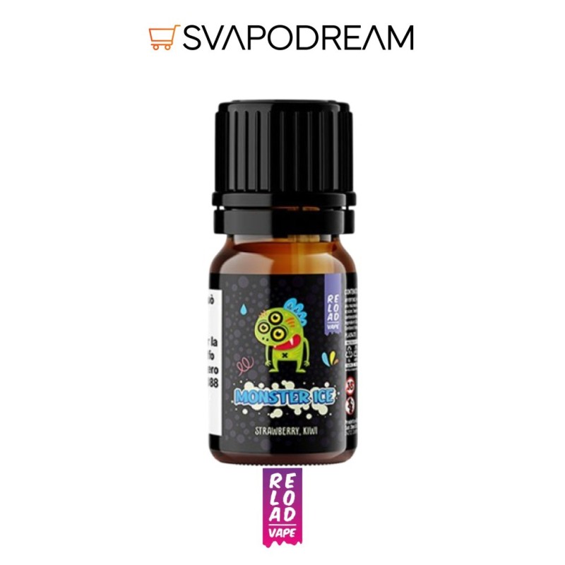 RELOAD VAPE - Aroma Concentrato 10ml Monster Ice STRAWBERRY KIWI
