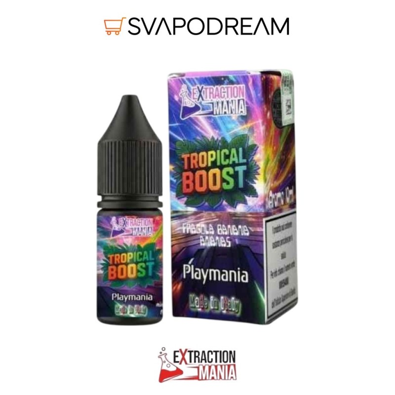 EXTRACTION MANIA - Aroma Concentrato 10ml Playmania TROPICAL BOOST