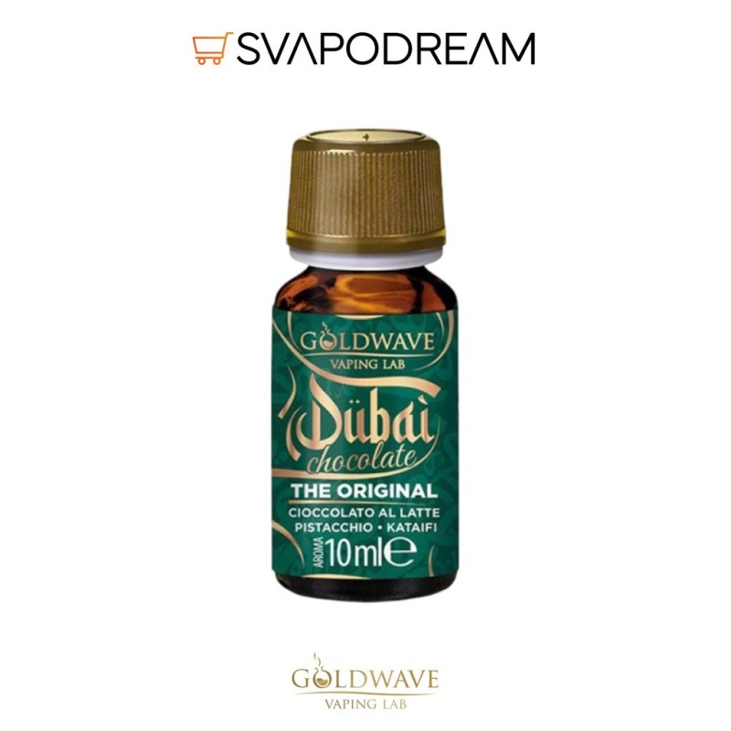 GOLDWAVE - Aroma Concentrato 10ml Dubai Chocolate THE ORIGINAL