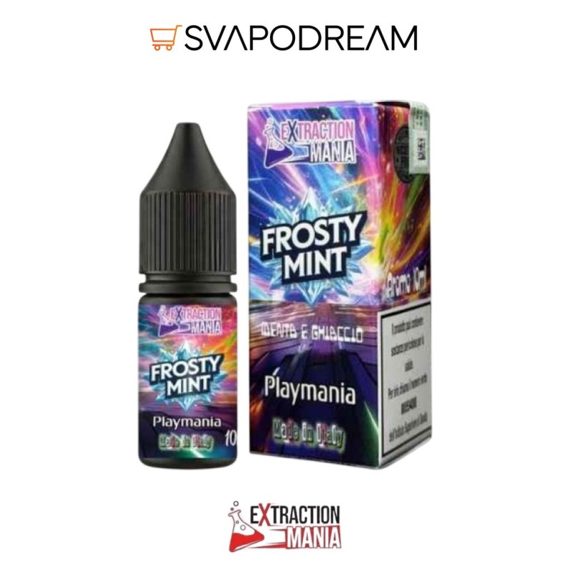 EXTRACTION MANIA - Aroma Concentrato 10ml Playmania FROSTY MINT